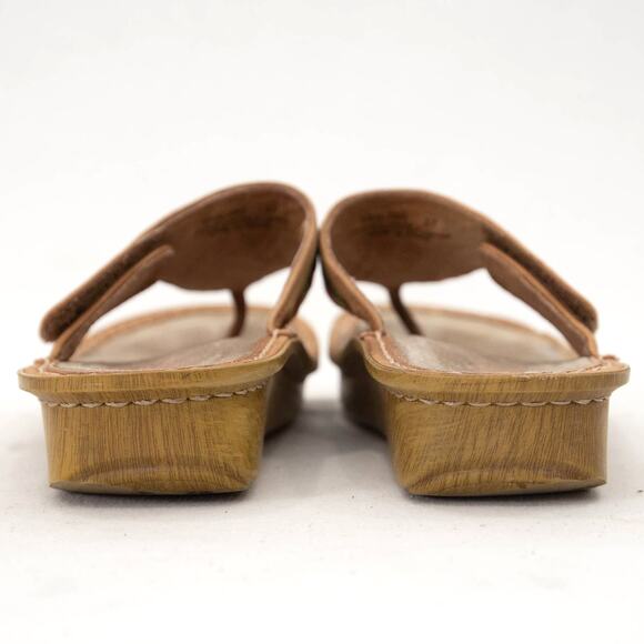Alegria Vanessa Chrysalis Cognac Thong Sandals Size 37 US 7-7.5 - Picture 4 of 11